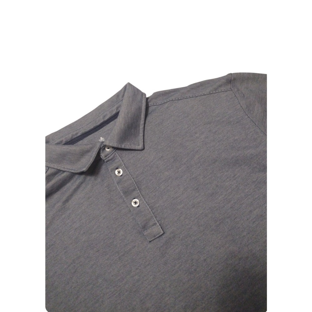 Nat Nast Golf Polo Shirt Man's XL Gray Shirt Sleeves Stretch Athletic Casual